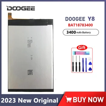 Новый Оригинальный BAT18783400 Аккумулятор Емкостью 3400 мАч Для Doogee Y8 Y8 Высококачественные Аккумуляторы Для Телефонов С Бесплатными Инструментами