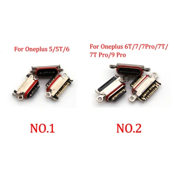 5ШТ Тип-C USB Док-Станция Порт Зарядки Разъем Для Oneplus5 6 7 5T 6T 7T 7Pro 7TPro 9Pro Зарядное Устройство Разъем Для Ремонта Штепсельной вилки