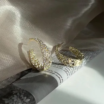 Милые круглые маленькие серьги-гвоздики, роскошные женские серьги из натурального белого хрусталя, настоящие свадебные серьги из стерлингового серебра 925 пробы для женщин