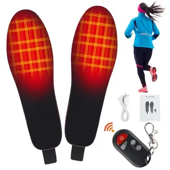 Стельки с электрическим подогревом, Электрические перезаряжаемые грелки для ног, 3 температурных режима, Литий-ионный аккумулятор, Обогреватель для ног для катания на лыжах, охоты