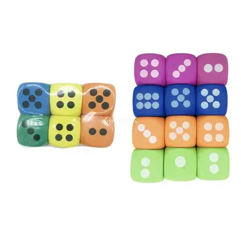 Пенопластовые Шестигранные Кубики с Точками Квадратный Блок Для Обучения Математике Развивающая Игрушка Челнок