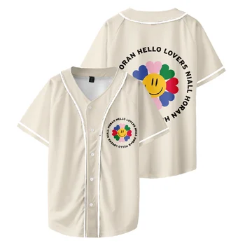 Найл Хоран, бейсбольная майка Hello Lovers, футболка с V-образным вырезом и коротким рукавом, Женская Мужская одежда в стиле хип-хоп