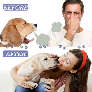 Спрей для чистки зубов собак Поддерживайте здоровье полости рта без зубной щетки Товары для домашних животных для собак Зоотовары