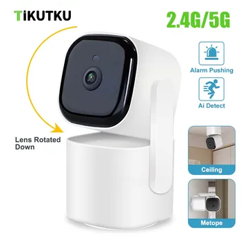 Радионяня 5G WiFi 1080P Камера для умного дома в помещении Мини-защита безопасности IP-камера для домашних животных CCTV Видеонаблюдение Отслеживание искусственного интеллекта