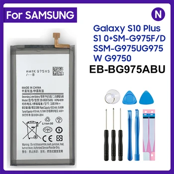  Аккумулятор EB-BG975ABU для samsung Galaxy S10 Plus S10 + SM-G975F/DS SM-G975U G975W G9750 4000/4100mAh Подлинный samsung Akku