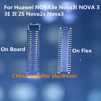 40Pin Usb Разъем для зарядки FPC На Гибком Интерфейсе Для Huawei NOVA3e Nova3i NOVA 3 3E 3I 2S Nova2s Nova3 Док-станция Для Зарядного Устройства На Материнской плате