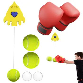 Боксерская Рефлекторная Шаровая головка Боксерский Скоростной мяч Боксер Мма, Повышающий Силу реакции, Набор для тренировки рук и глаз, Тренирующий скорость боя