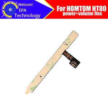 Гибкий кабель боковой кнопки HOMTOM HT80 100% Оригинальная кнопка питания + регулировки громкости Гибкий кабель FPC-провода аксессуары для ремонта HOMTOM HT80.