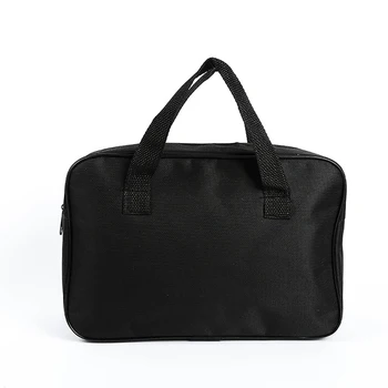 Черная сумка-органайзер, нейлоновая сумка для хранения автомобильного воздушного компрессора, насоса, автомобильных инструментов.