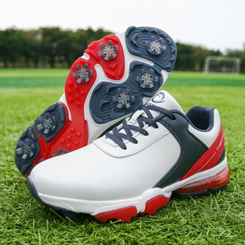 Новые мужские кроссовки для гольфа с шипами, большие размеры 39-48, профессиональные спортивные кроссовки для тренировок по гольфу для мужчин