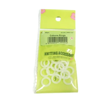 Пластиковые крючки-кольца для сумочки для вязания крючком, прочные и долговечные, доступные размеры, удобное хранение