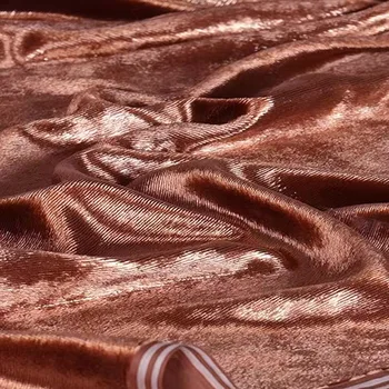 Металлизированный бархат, великолепная сверкающая велюровая ткань для платья, роскошная занавеска, наволочка, мягкий эластичный материал