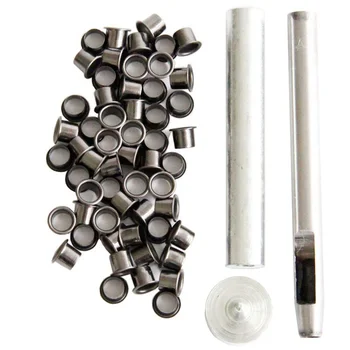 Набор инструментов для дырокола с проушинами с 50 проушинами из оружейного металла 6 мм для оболочки Kydex своими руками Kydex Проушина