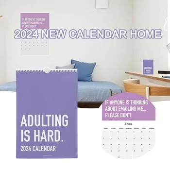 Бытовой настенный календарь, подвесной вечный календарь для гостиной и офиса