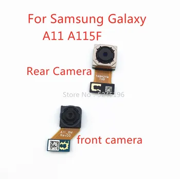 1 шт. Задняя большая основная камера Модуль передней камеры Гибкий кабель для Samsung Galaxy A11 A115 A115F Оригинальная заменяемая деталь