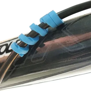 Для проволочных трубок Диаметром 4-5 мм Защитная втулка для велосипедного троса Спиральная TPR Универсальная 5 штук Аксессуары Инструменты