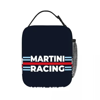 Martini Racing Изолированные пакеты для ланча, Сменные сумки для пикника, термоохладитель, ланч-бокс, ланч-тотализатор для женщин, работы, детей, школы