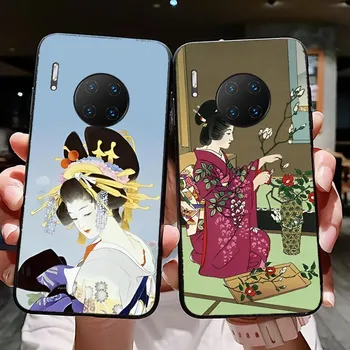 Чехол для телефона в японском стиле Ukiyo-e для Huawei Mate 10 20 30 40 50 lite pro Nova 3 3i 5 6 SE 7 pro 7SE