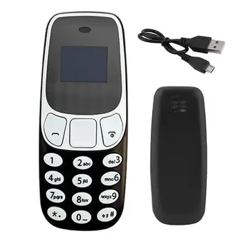 Мини-мобильный телефон, миниатюрный мобильный телефон с двумя SIM-картами и Mp3-плеером, мини-мобильный телефон с кнопкой набора номера для детей старшего возраста