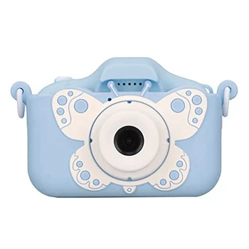 Камера-бабочка, мультяшные HD-камеры с 2-дюймовым экраном, поддерживают запись видео для подарка мальчику и девочке на день рождения.
