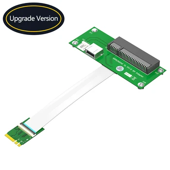 NGFF M.2 Key A/E для подключения к PCI Express X8 + USB2.0 Riser Card 4Pin Power с Высокоскоростным FPC-кабелем Магнитная Накладка Горизонтальная Установка