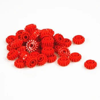 Строительные блоки MOC Технические детали 30 шт. зубчатое КОЛЕСО 16 Т со сцеплением с обеих сторон совместимо с игрушкой Lego 18946 для детей