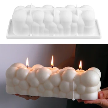 силиконовая форма для свечей длиной 29 см в форме облака, форма для свечей 