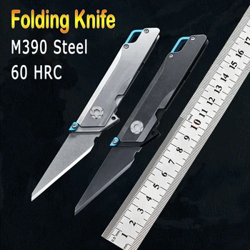 Ztech Новый тактический универсальный нож M390 Blade Многофункциональный складной Мини-компактный наружный карманный брелок для ключей Охотничий EDC