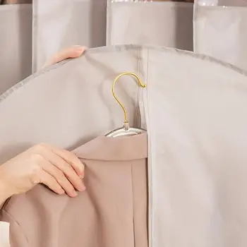 Органайзер для гардероба из водонепроницаемой ткани Оксфорд Пылезащитный чехол для одежды Прозрачный визуальный защитный чехол для костюма для принадлежностей