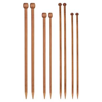 Lmdz 18шт Размеры 2,0 ~ 10,0 мм Наборы крючков для вязания крючком Деревянные крючки для вязания спицами Инструменты для рукоделия своими руками для вязания из шерсти