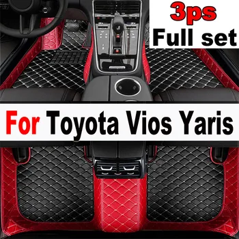 Для Toyota Vios Yaris 2022 2021 2020 2019 2018 2017 2016 2015 2014 Автомобильные коврики Аксессуары для интерьера Автомобильные ковры на заказ
