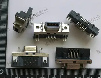Бесплатная доставка Для разъема AMP SCSI SCSI 14P MDR female с изгибом на 90 градусов 14-контактной сварной пластины основание сервопривода с гнездом