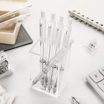 Механический карандаш 0,5 мм / 0,7 мм с низким центром, прозрачный автоматический карандаш для рисования, простые канцелярские принадлежности для рисования карандашом