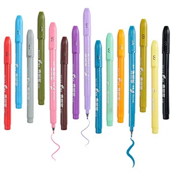 Набор ручек для оформления вывесок из 15 предметов, Набор ручек для ведения дневника на водной основе, разных цветов, ручки с наконечниками