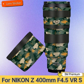 Для NIKON Z 400mm F4.5 VR S Наклейка на объектив Защитная Наклейка на кожу Виниловая Оберточная Пленка Anti-Scratch Protector Coat Z400 4.5S