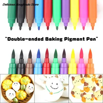 Двусторонний маркер для гурманов пищевого качества, ручка-краситель, детские игрушки 