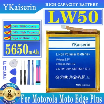 Оригинальный YKaiserin Высококачественный Аккумулятор LW50 5650mAh Для Motorola Moto Edge +/Edge +/Edge Plus Batterij