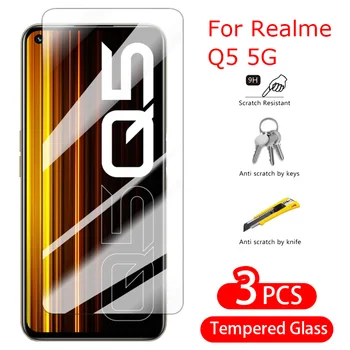 Для Realme Q5 5G Защитная Пленка Для Экрана Из Закаленного Стекла Clear HD Flim Полное Покрытие Экрана Высокой Твердости 9D Передняя Пленка Для Realme Q5 5G