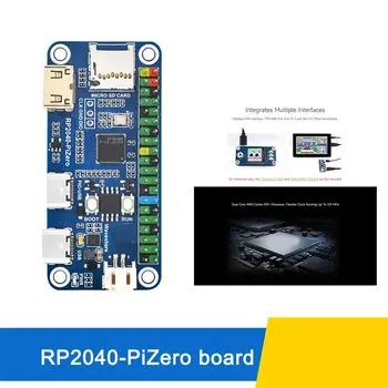 Плата разработки для Raspberry Pi PICO RP2040-Плата PiZero W Для Маломощных микрокомпьютеров С высокой производительностью Cortex-M0 + Processo R1P0