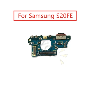 для Samsung Galaxy S20 FE 5g USB порт зарядного устройства Разъем док-станции печатная плата Ленточный гибкий кабель + разъем для наушников Аудио наушники