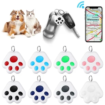 Умный мини-GPS-трекер Bluetooth для кошек, собак, локатор для защиты от потери бирки, товары для домашних животных, Кошелек, ошейник, устройство отслеживания, аксессуары