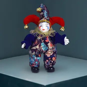 Фарфоровая кукла-клоун, забавная фарфоровая кукла-треугольник для фестиваля, вечеринки