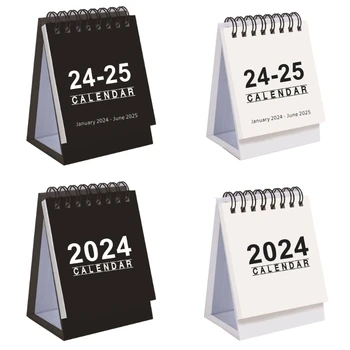 Портативный мини-настольный календарь на 2024 год для изучения окружающей среды и тайм-менеджмента, прямая поставка