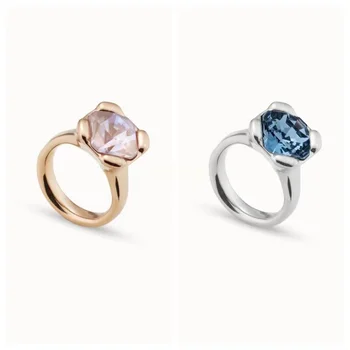 YS 2023, новинка UNOde50, хит продаж, высококачественное изысканное кольцо с драгоценным камнем, романтический ювелирный подарок для женщин в Европе и Америке
