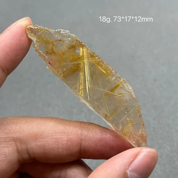 100% натуральный бразильский кристалл золотистых волос грубый образец кристаллической руды