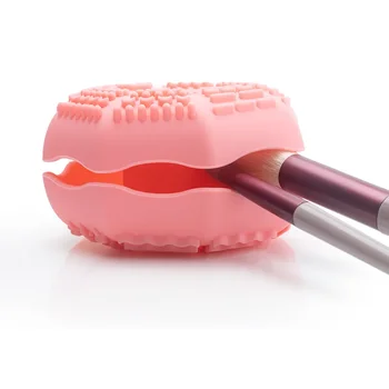 Новая кисть для макияжа magic wash beauty brush put one tool силиконовая щетка для мытья