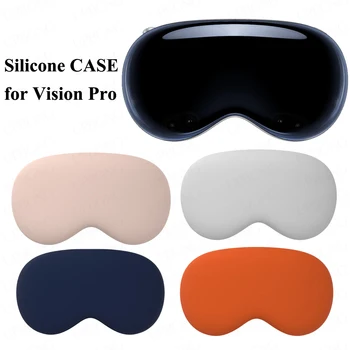 Силиконовый защитный чехол для Apple Vision Pro для гарнитуры Vision Pro VR Head Face Cover Eye Pad Аксессуары для виртуальной реальности