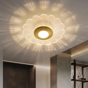 Минималистичный светодиодный потолочный светильник, лампа для домашнего декора, Простая Круглая для гостиной, спальни, кабинета, Современный потолочный светильник, лампа для помещений