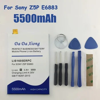 Аккумулятор LIS1605ERPC емкостью 5500 мАч для мобильного телефона SONY Xperia Z5 Premium Z5P Dual E6883 E6853