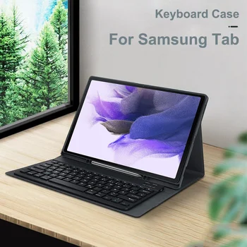 Для Samsung Galaxy S7 FE чехол для клавиатуры Полная крышка для Galaxy Tab S8 S7 Plus Ultra S6 Lite A8 защитный чехол для планшета клавиатура